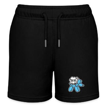 Ballon animal ballon twister ballon dog bone - Short de jogging enfant bio Stanley/Stella - noir - Devant