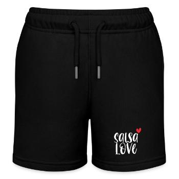 Salsa Love! Tänzerin Latino tanzen Geschenk - Kinder Organic Joggingshorts Mini Bolter von Stanley/Stella - Schwarz - Vorne