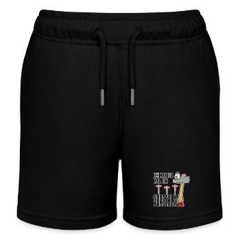 Lustige Vorschlag Hammer - Kinder Organic Joggingshorts Mini Bolter von Stanley/Stella - Schwarz - Vorne