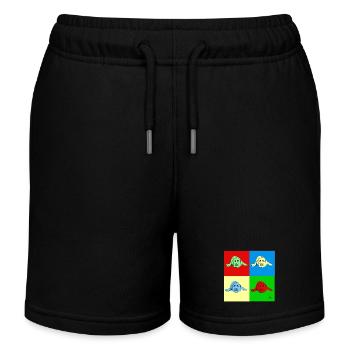 Labrador - Kinder Organic Joggingshorts Mini Bolter von Stanley/Stella - Schwarz - Vorne