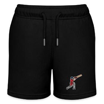 Enfant de cricket - Short de jogging enfant bio Stanley/Stella - noir - Devant