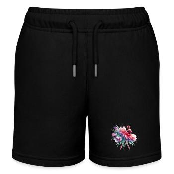 Danseuse de ballet avec tutu - Short de jogging enfant bio Stanley/Stella - noir - Devant