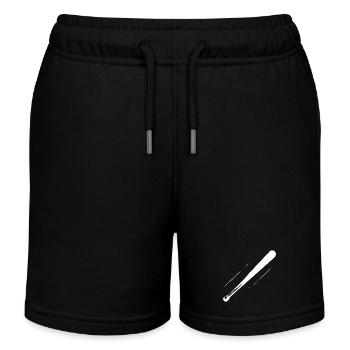 Dessin de batte de baseball - Short de jogging enfant bio Stanley/Stella - noir - Devant