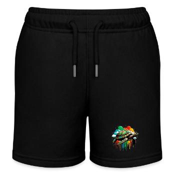 Turtle - Kids Organic Sweat Shorts by Stanley/Stella - black - Front