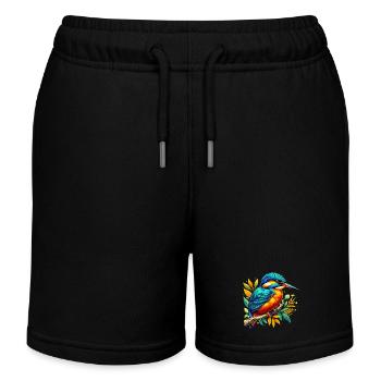 Martin-pêcheur - Short de jogging enfant bio Stanley/Stella - noir - Devant