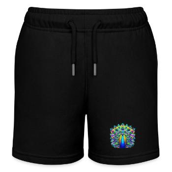 Paon - Short de jogging enfant bio Stanley/Stella - noir - Devant