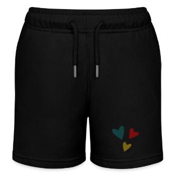 VALENTINSTAG. Junggesellinnenabschied. ICH LIEBE DICH. ICH LIEBE DICH. LIEBE - Kinder Organic Joggingshorts Mini Bolter von Stanley/Stella - Schwarz - Vorne