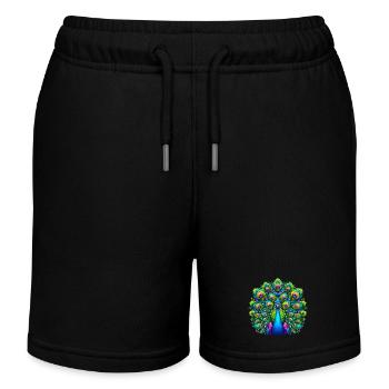 Paon - Short de jogging enfant bio Stanley/Stella - noir - Devant