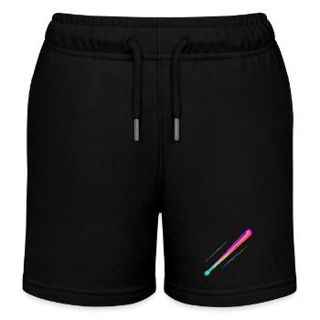 Batte de baseball Steamwave - Short de jogging enfant bio Stanley/Stella - noir - Devant