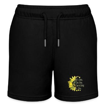 T-shirt Sunflower Fine Mantra - Short de jogging enfant bio Stanley/Stella - noir - Devant