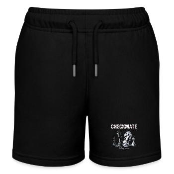 Conception stratégique de la victoire aux échecs - Short de jogging enfant bio Stanley/Stella - noir - Devant