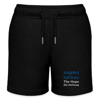 HaTikva - L'espoir - Short de jogging enfant bio Stanley/Stella - noir - Devant