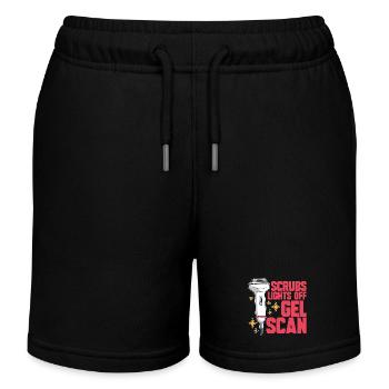Sonographer Scrubs Lights Off Gel Scan Ultrasound - Kinder Organic Joggingshorts Mini Bolter von Stanley/Stella - Schwarz - Vorne