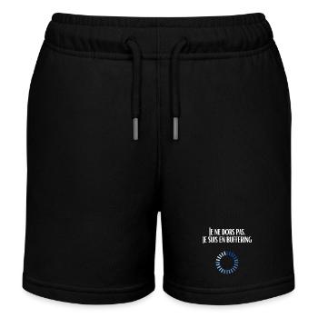 I'm not sleeping, I'm buffering - Kids Organic Sweat Shorts by Stanley/Stella - black - Front