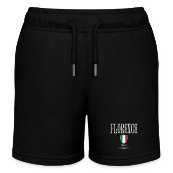 Florence Italie, souvenir Florence - Short de jogging enfant bio Stanley/Stella - noir - Devant