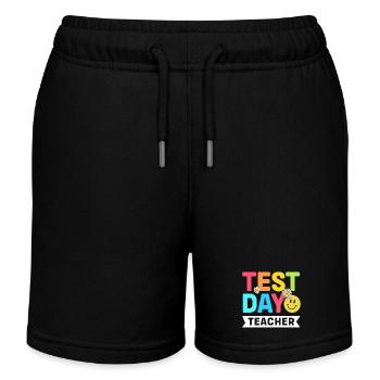 Prüfung Lehrer Abi Abitur - Kinder Organic Joggingshorts Mini Bolter von Stanley/Stella - Schwarz - Vorne