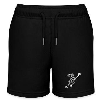 Frauen Lacrosse - Kinder Organic Joggingshorts Mini Bolter von Stanley/Stella - Schwarz - Vorne