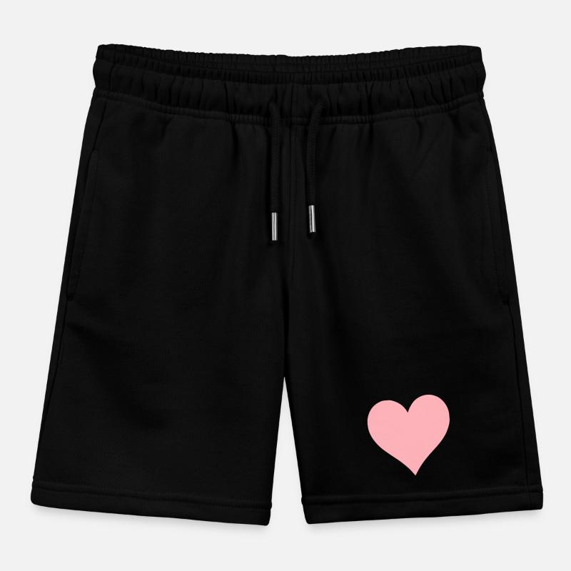 Saint-Valentin Cœur Rose, St.valentin Short de jogging enfant bio Stanley/Stella