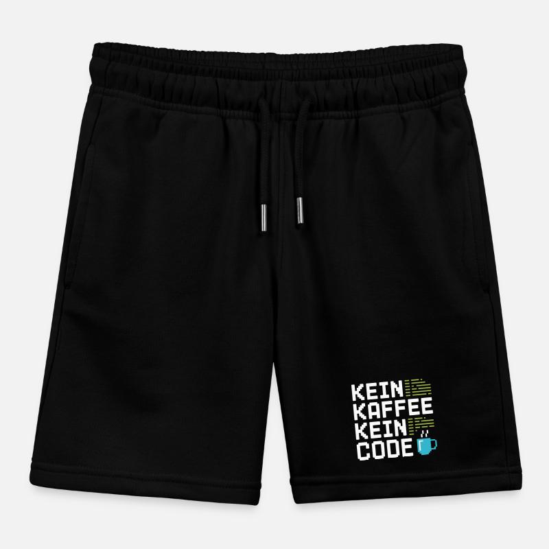 Kein Kaffee Kein Code Programmierer Informatiker Kinder Organic Joggingshorts Mini Bolter von Stanley/Stella