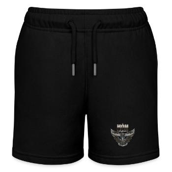 Maman Légende Aéronautique - Kinder Organic Joggingshorts Mini Bolter von Stanley/Stella - Schwarz - Vorne