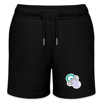 schnuller - Kinder Organic Joggingshorts Mini Bolter von Stanley/Stella - Schwarz - Vorne