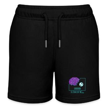 Cyberpunk Robot Neon - Short de jogging enfant bio Stanley/Stella - noir - Devant