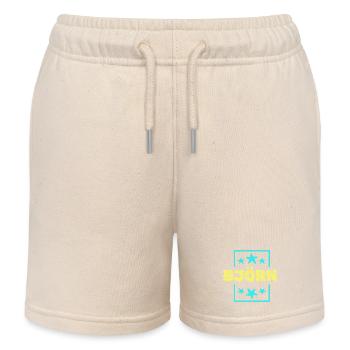 Bjoern comme anniversaire - Short de jogging enfant bio Stanley/Stella - écru doux - Devant