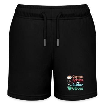 MFA Medicine Medicine Coffee - Kids Organic Sweat Shorts by Stanley/Stella - black - Front