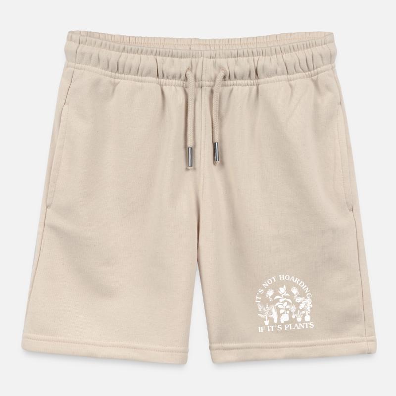 Plants Not Hoarding Kids Organic Sweat Shorts by Stanley/Stella