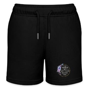 Récit drôle de Murder Shows Vests confortables - Short de jogging enfant bio Stanley/Stella - noir - Devant