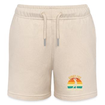 Achter Abschlag immer noch auf Par 80. Golf-Geburtstag - Kinder Organic Joggingshorts Mini Bolter von Stanley/Stella - Natur - Vorne