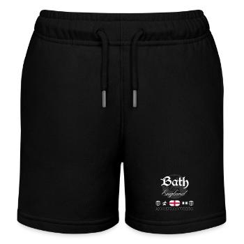Souvenir de voyage Bath England Streetwear - Short de jogging enfant bio Stanley/Stella - noir - Devant