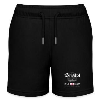 Souvenir de voyage streetwear de Bristol, Angleterre - Short de jogging enfant bio Stanley/Stella - noir - Devant