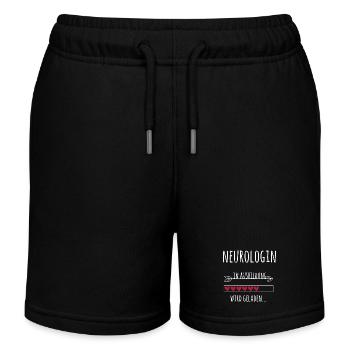 Neurologin Ausbildung Medizinstudium Ärztin - Kinder Organic Joggingshorts Mini Bolter von Stanley/Stella - Schwarz - Vorne