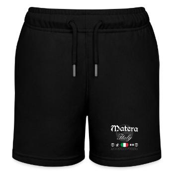 Souvenir de voyage streetwear de Matera Italie - Short de jogging enfant bio Stanley/Stella - noir - Devant
