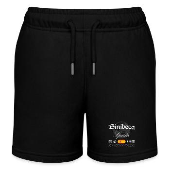 Binibeca Spanien Streetwear Reise Souvenir - Kinder Organic Joggingshorts Mini Bolter von Stanley/Stella - Schwarz - Vorne
