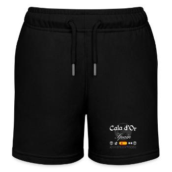 Cala d’Or Spanien Streetwear Reise Souvenir - Kinder Organic Joggingshorts Mini Bolter von Stanley/Stella - Schwarz - Vorne