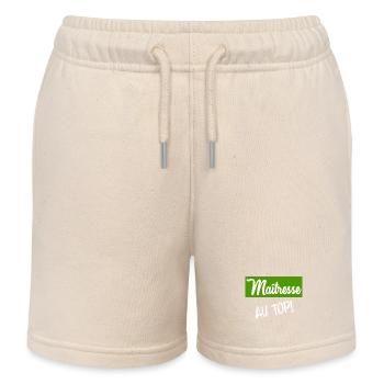 GELIEBTE. VIELEN DANK. DANKE, HERRIN - Kinder Organic Joggingshorts Mini Bolter von Stanley/Stella - Natur - Vorne
