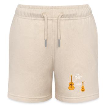 Uke I Am Your Father Ukulele Gitarre - Kinder Organic Joggingshorts Mini Bolter von Stanley/Stella - Natur - Vorne