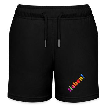 SIEBEN 7 JAHRE 7. GEBURTSTAG - Kinder Organic Joggingshorts Mini Bolter von Stanley/Stella - Schwarz - Vorne