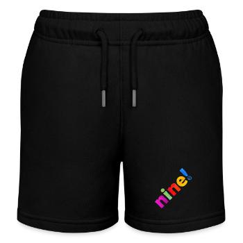 NEUF 9 ANS 9E ANNIVERSAIRE - Short de jogging enfant bio Stanley/Stella - noir - Devant