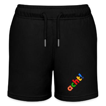 ACHT 8 JAHRE 8. GEBURTSTAG - Kinder Organic Joggingshorts Mini Bolter von Stanley/Stella - Schwarz - Vorne