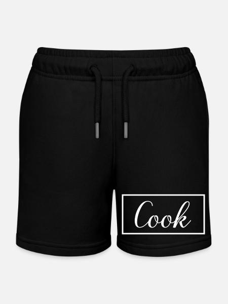 Cook Proud graduierter Kochkunststudent - Kinder Organic Joggingshorts Mini Bolter von Stanley/Stella - Schwarz