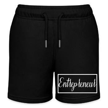Unternehmer Stolzes graduiertes Unternehmergeschenk - Kinder Organic Joggingshorts Mini Bolter von Stanley/Stella - Schwarz - Vorne