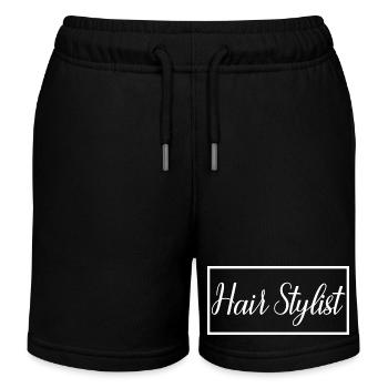 Coiffeur fier Diplômé Cadeau de coiffeur - Short de jogging enfant bio Stanley/Stella - noir - Devant
