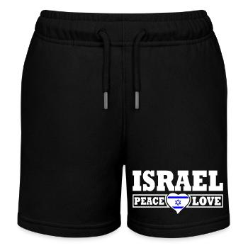 Israel - Short de jogging enfant bio Stanley/Stella - noir - Devant