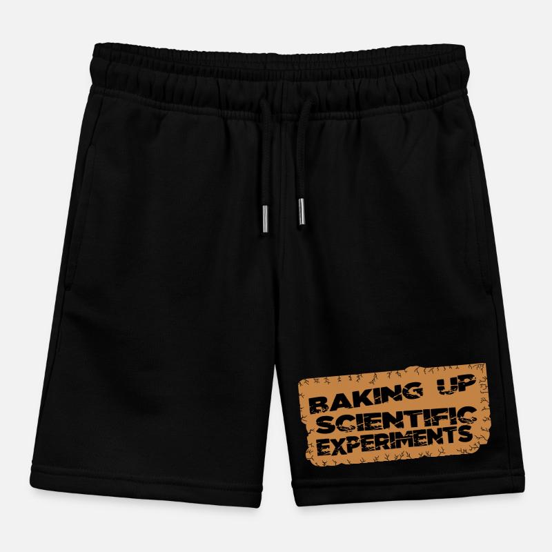 jokes baking tutorials stem scientific discoveries Kids Organic Sweat Shorts by Stanley/Stella