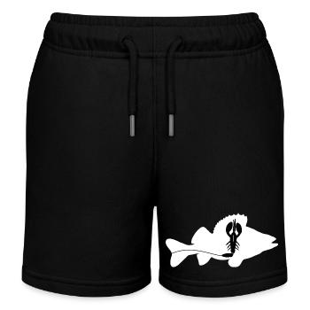 Perchoir avec appât pour créature - blanc - Short de jogging enfant bio Stanley/Stella - noir - Devant