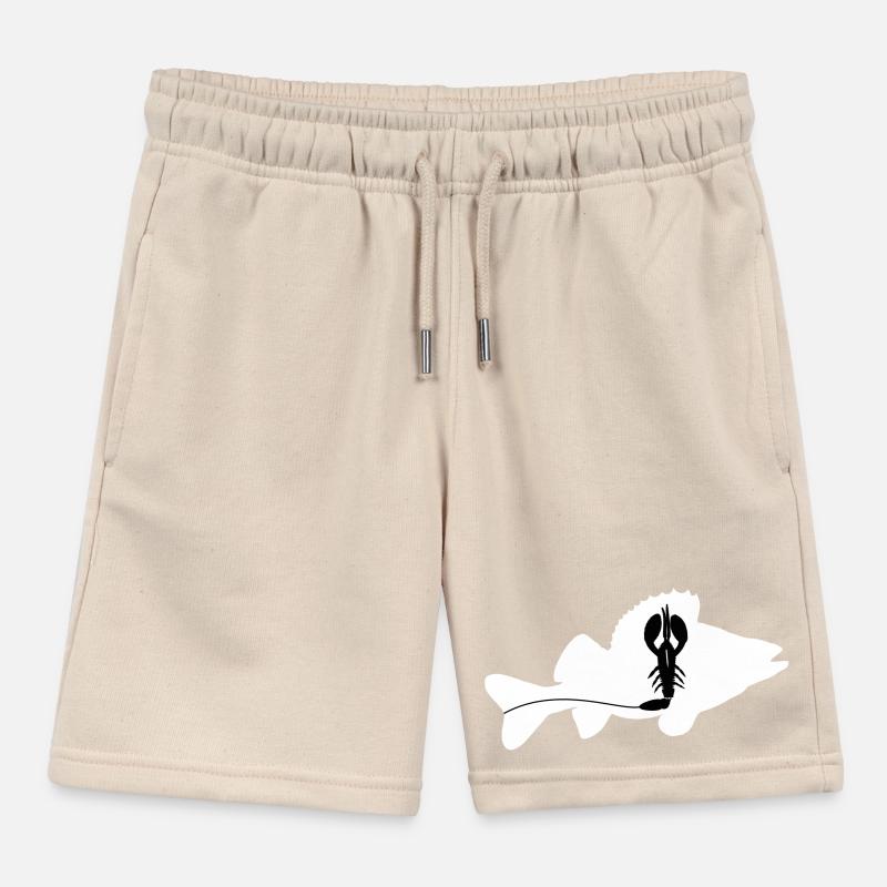Barsch mit Creature Bait - weiß Kinder Organic Joggingshorts Mini Bolter von Stanley/Stella