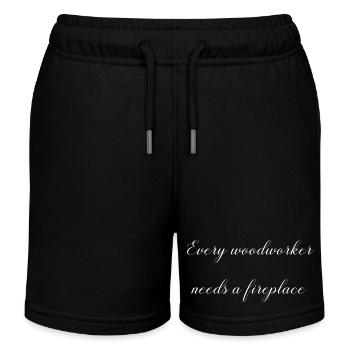Dad Carpenter Jokes Carpenter Quotes Tshirts - Kids Organic Sweat Shorts by Stanley/Stella - black - Front